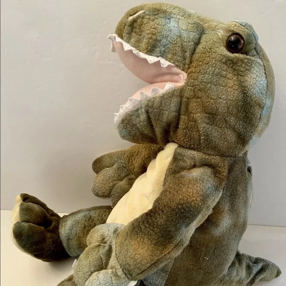 Teddy Mountain Plush Green Dinosaur 12